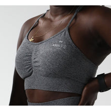 Load image into Gallery viewer, Dark Grey Sports Bra