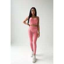 Load image into Gallery viewer, Pink Scrunch Bum Leggings