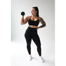 Load image into Gallery viewer, Black Sports Bra