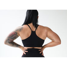 Load image into Gallery viewer, Black Sports Bra