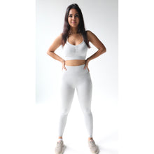 Load image into Gallery viewer, Light Grey Sports Bra