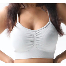 Load image into Gallery viewer, Light Grey Sports Bra