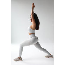 Load image into Gallery viewer, Light Grey Sports Bra