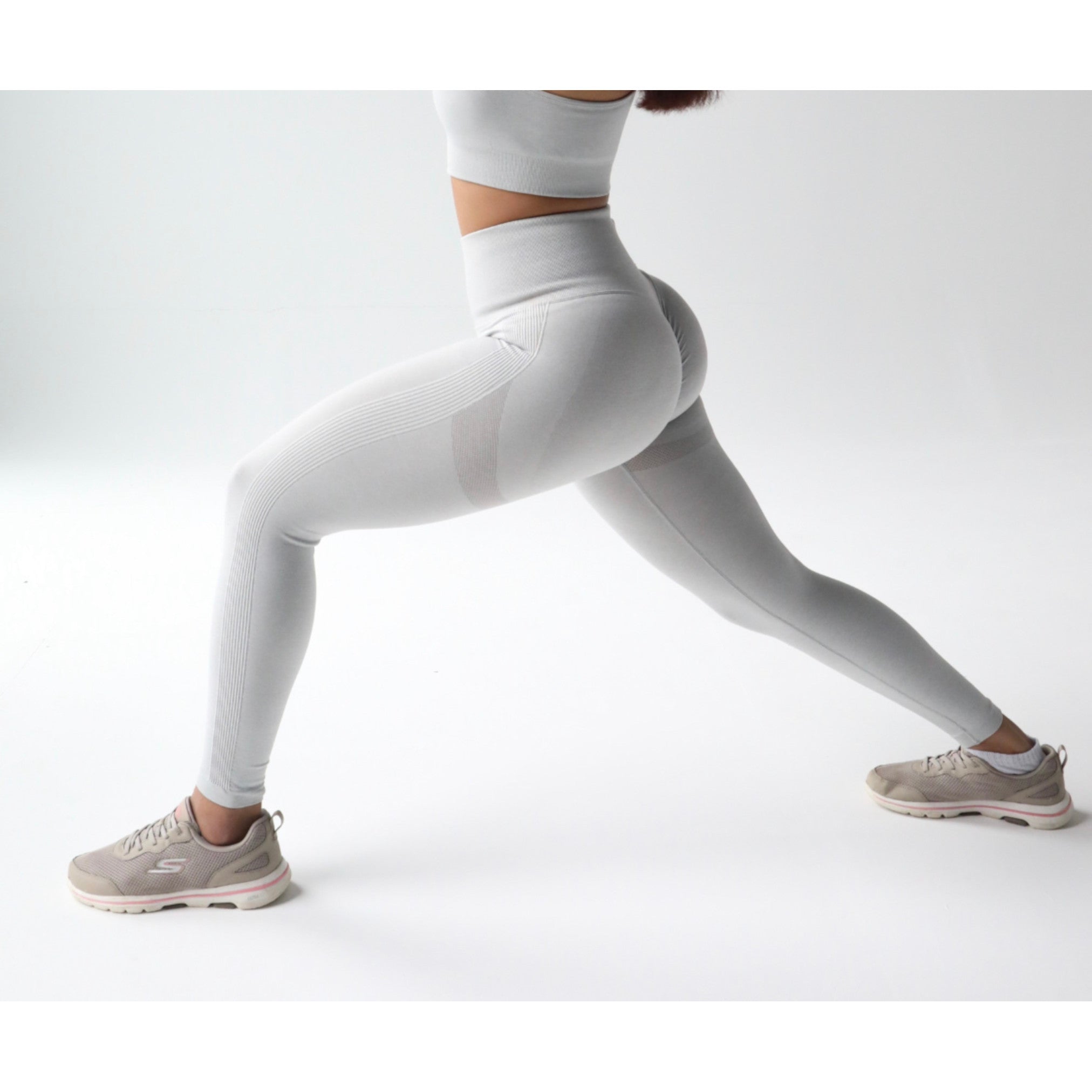 Light Grey Scrunch Bum Leggings – Angel Fit Apparel