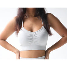 Load image into Gallery viewer, Light Grey Sports Bra