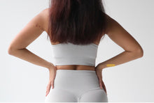 Load image into Gallery viewer, Light Grey Sports Bra