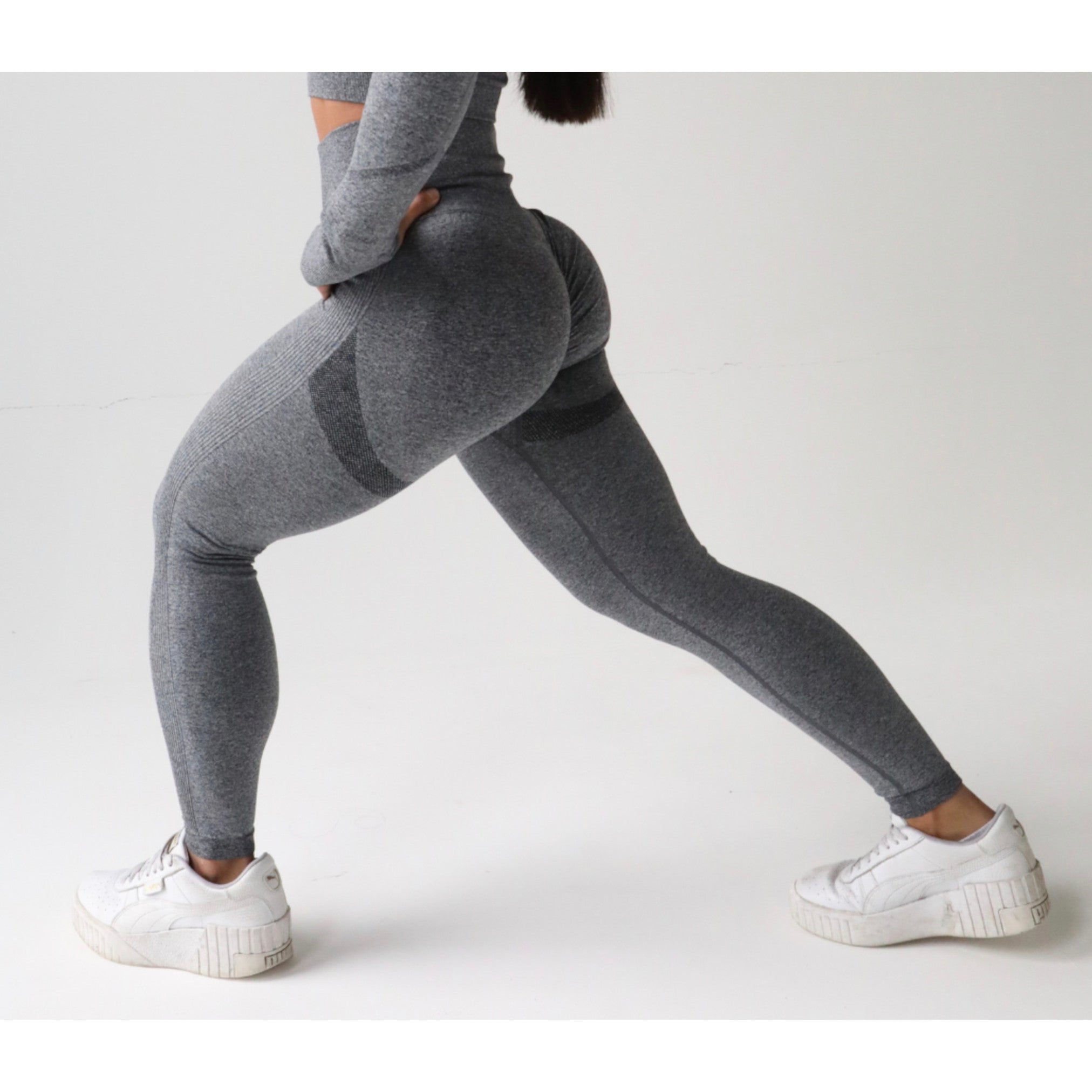 Dark Grey Scrunch Bum Leggings – Angel Fit Apparel