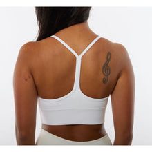 Load image into Gallery viewer, White String Strap Sports Bra
