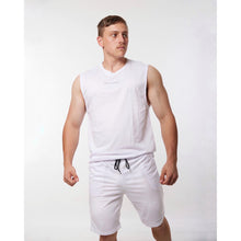 Load image into Gallery viewer, White Muscle Tank
