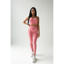 Load image into Gallery viewer, Pink Scrunch Bum Leggings

