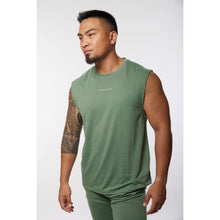 Load image into Gallery viewer, Army Green Muscle Tank
